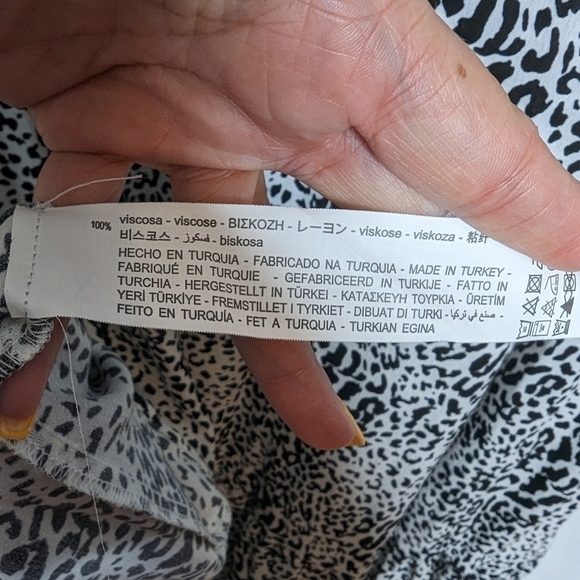 Zara Leopard Print Boho Dress - Picture 11 of 11